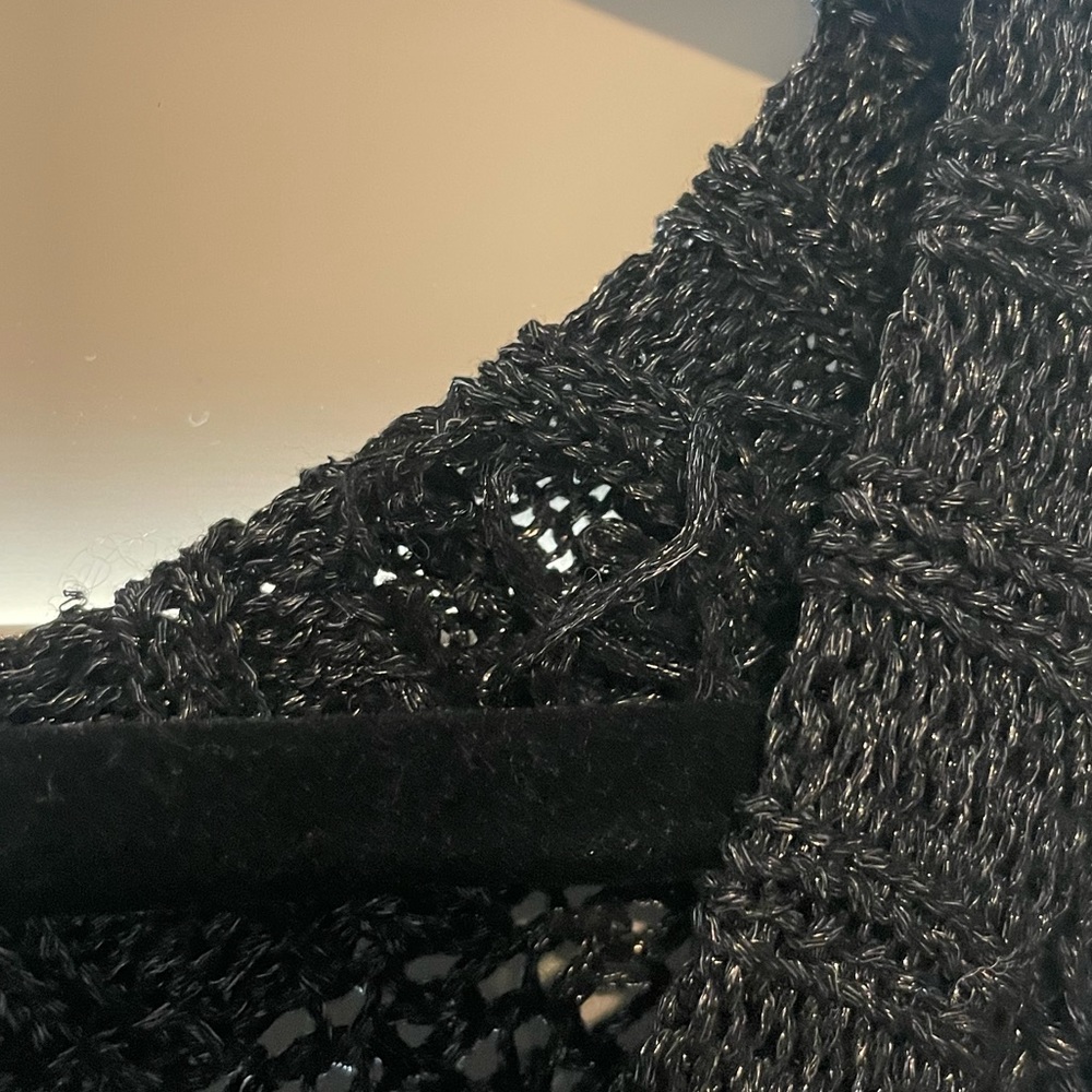 Grey Sparkly Rag And Bone Heavy Sweater - image 3